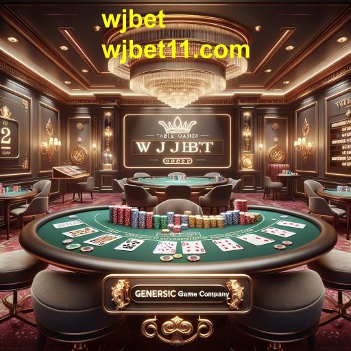 Descubra a Emoção dos Jogos de Mesa no wjbet